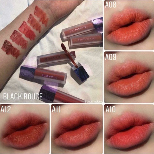 Son kem lì Black Rouge [FREE SHIP] Black Rouge Air Fit Velvet Hàng Mới | BigBuy360 - bigbuy360.vn