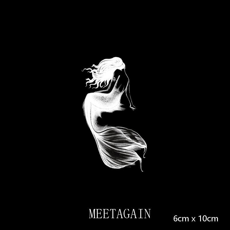 Hình xăm dán tạm thời M-033 chống nước lâu trôi 15 ngày 6*10cm