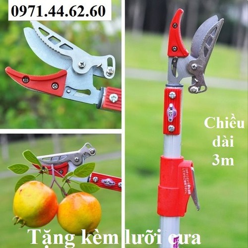kéo cắt cành kéo hái hoa quả trên cao ,kéo đa năng dài 3 mét