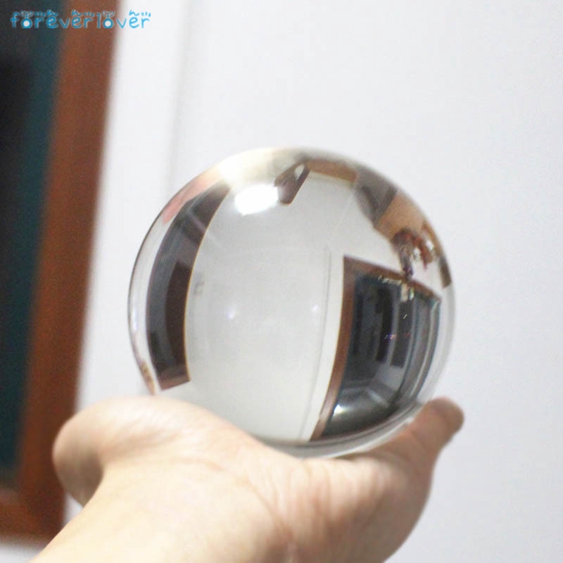 Quả cầu thủy tinh trong suốt kích thước 30/40/50mm dùng trang trí
