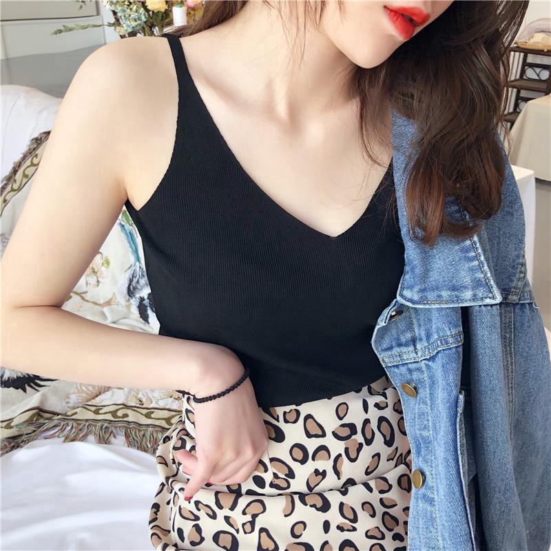 Áo dệt kim sát nách thời trang 2020 cho nữ 