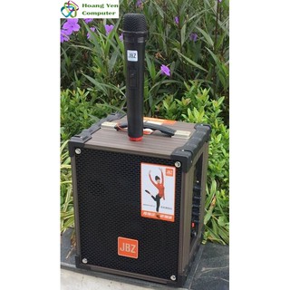 Loa Karaoke Bluetooth JBZ NE106 tặng micro không dây, remote BH 6 tháng - Hoàng Yến Computer
