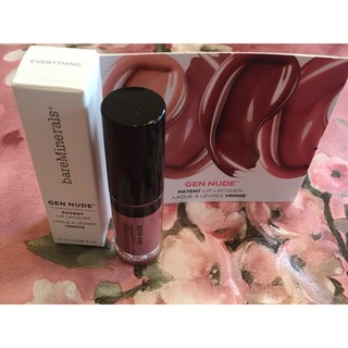 Son bareMinerals Gen Nude Patent Lip Lacquer in Vernie 2ml (full box)