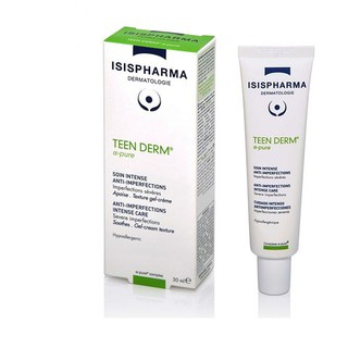 Kem mụn thế hệ mới ISIS Pharma TEEN DERM® α-PURE