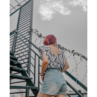 Tanktop đệm vai cut-out
