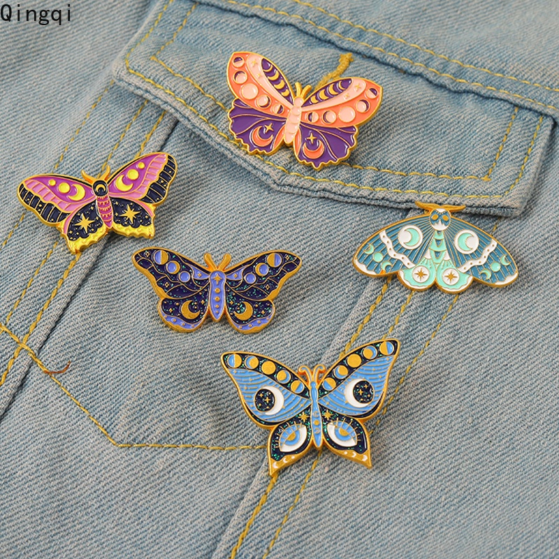 Trâm cài áo Miss Zoe hình bướm/ mặt trăng/ côn trùng độc đáo dễ thương