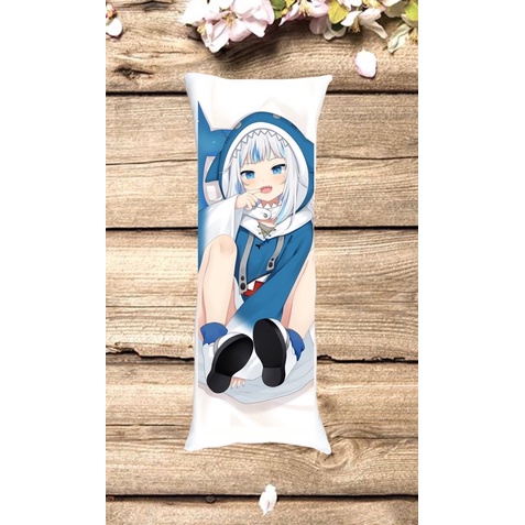 Gối ngủ Vtuber Gure Gawr dài 40cm x1m/Gối Gure Gawr