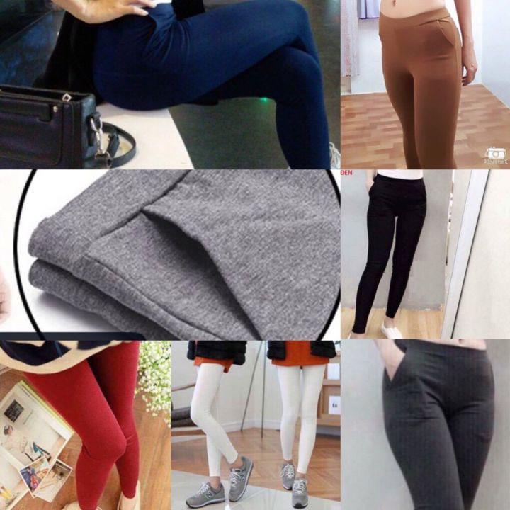 Quần Legging Cao Cấp 2 Túi Xéo Siêu Dày | BigBuy360 - bigbuy360.vn