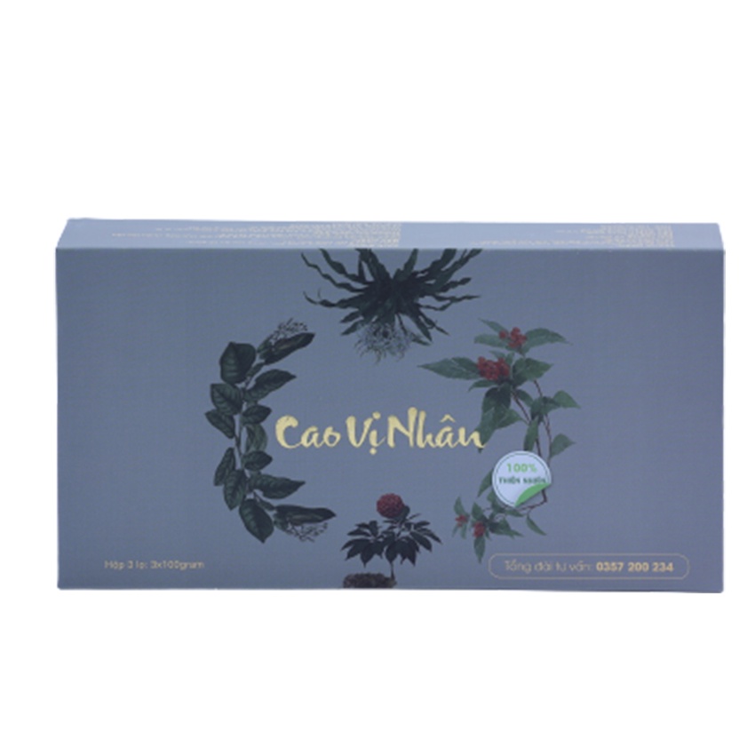 Cao Vị Nhân - Xóa Tan Nỗi LoU xơ tử cung, U Nang Buồng Trứng [Hộp 3 lọ Cao Dùng 1 Tháng]