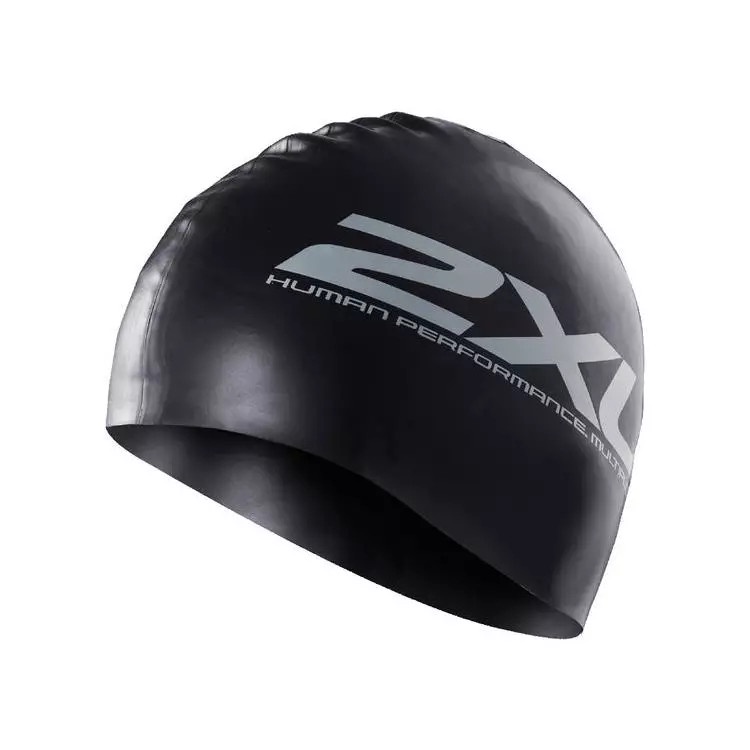 Nón bơi 2XU Silicone Swim Cap – Đen