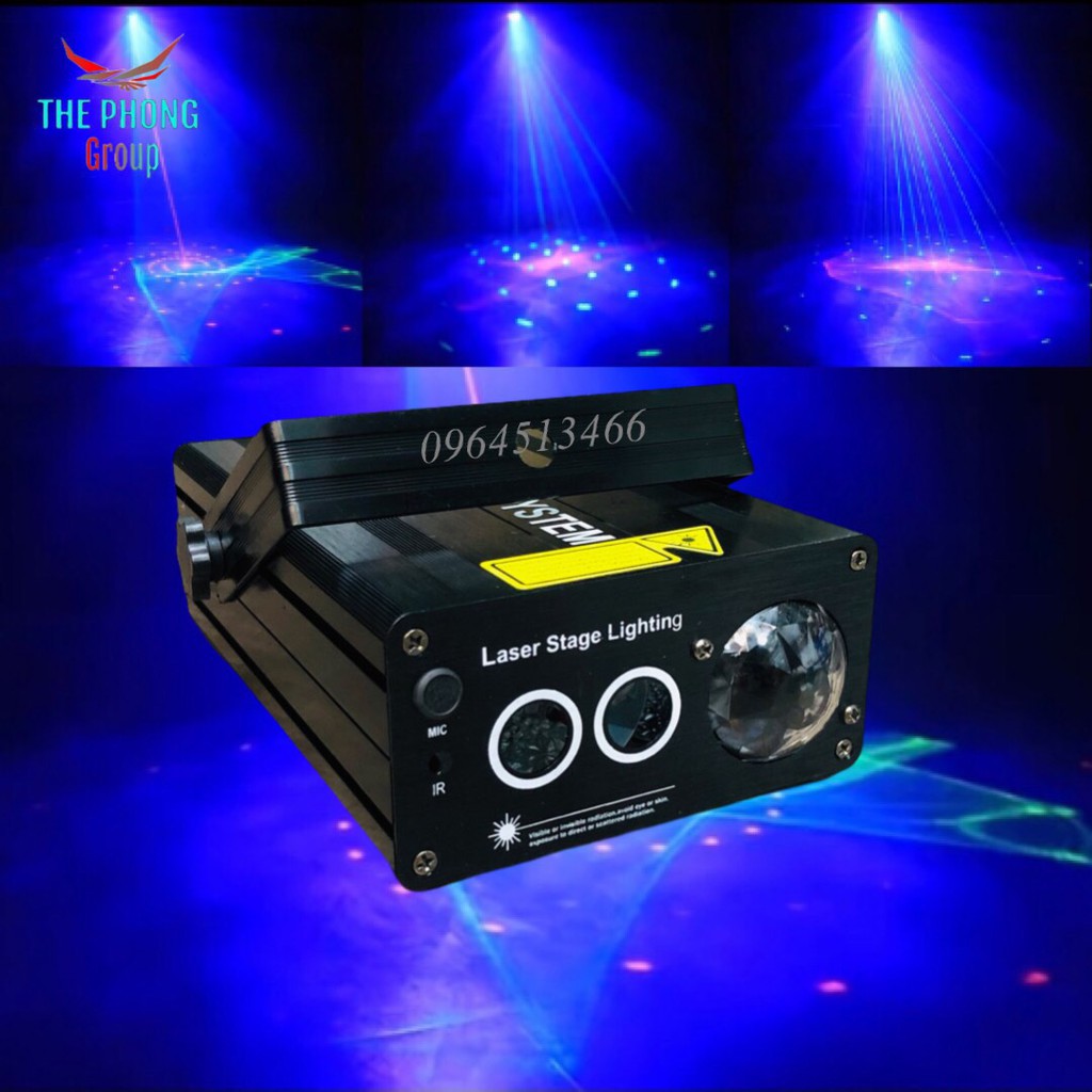 [SALE OFF] Đèn Laser 3D Mini - Đèn Laser sân khấu, vũ trường, karaoke, bar, pub