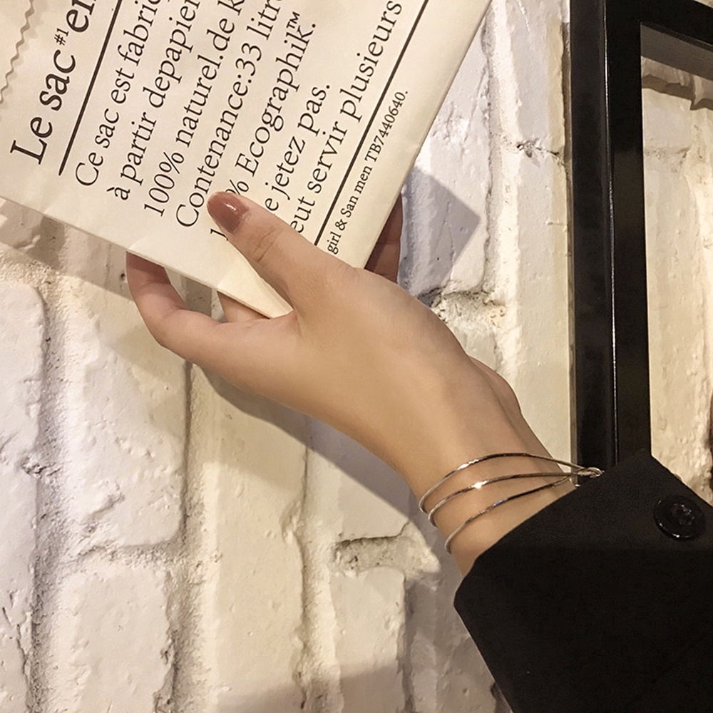 Vòng Tay Tình Bạn Mỏng Kiểu Dáng Đơn Giản Cho Nữ