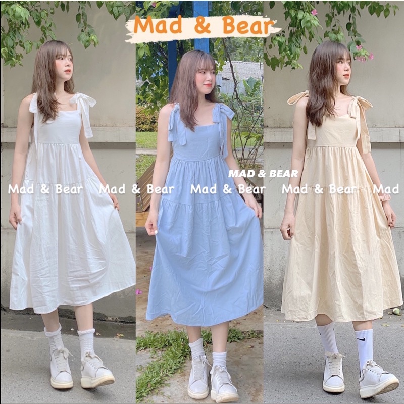 🌿 ĐẦM 2 DÂY DÁNG DÀI 3 MÀU SIÊU XINH 🌿 VÁY DÀI 2 DÂY BV 💚