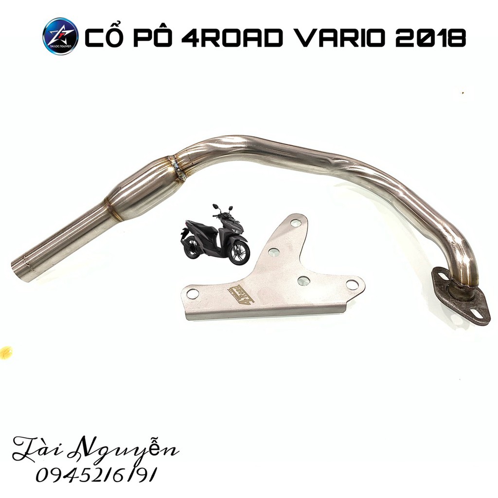 CỔ INOX GẮN PÔ 4 ROAD CHO HONDA VARIO