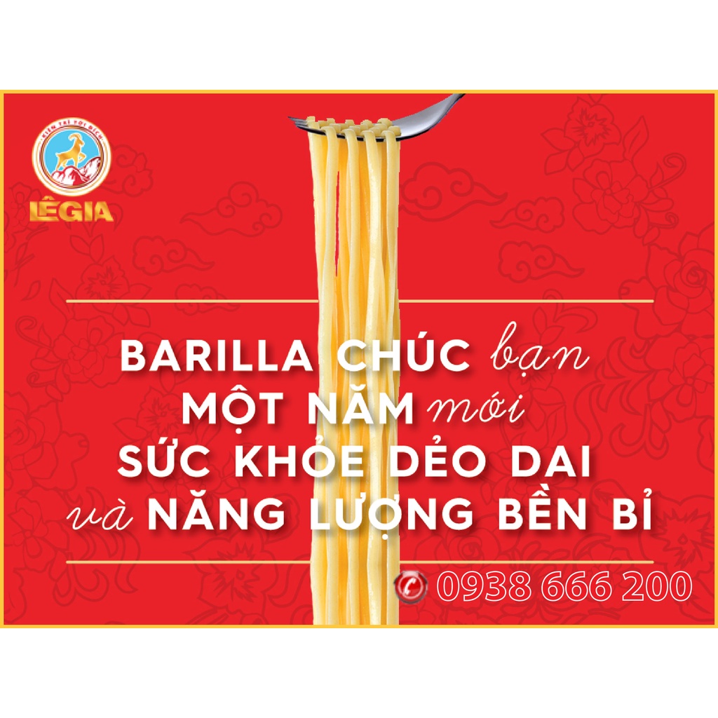 MÌ Ý SPAGHETTI n.3 BARILLA HỘP 500G