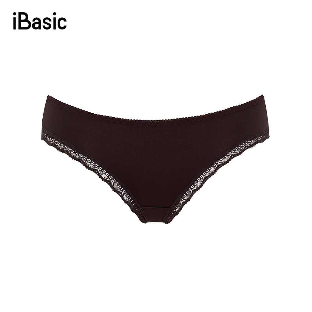 [HĐ 999k tặng 1 túi cói] Quần lót nữ bikini phối ren iBasic V153