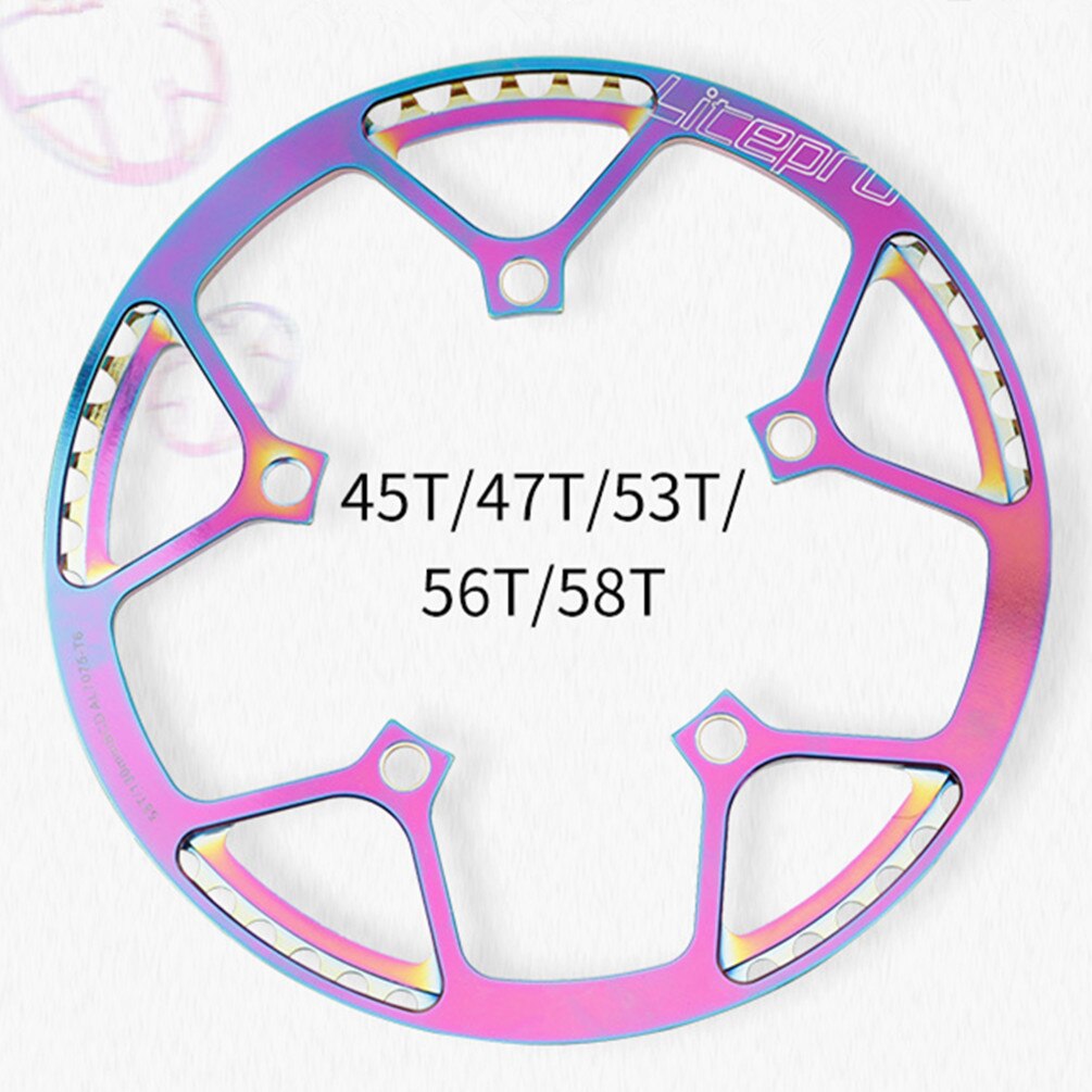 Đĩa xích xe đạp LITEPRO BCD130 siêu nhẹ nhiều màu sắc tiện lợi