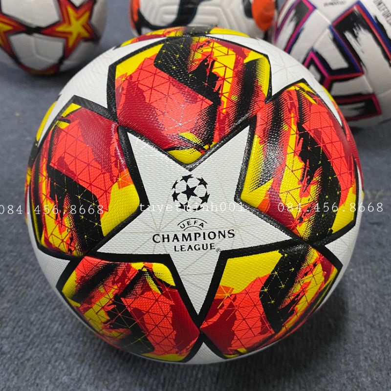 [Tặng Kim + Túi lưới]  Quả Bóng Đá size 5 Mẫu Cúp C1 Ngoại Hạng La Liga, Bóng Đúc Cao Cấp