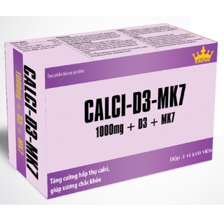 Calci d3-mk7 tăng cường hấp thu calci -giúp xương chắc khoẻ