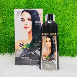 Dầu gội đen tóc, nâu tóc DL Collagen - phủ bac 100%, không dính da đầu