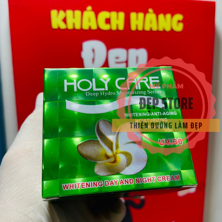 KEM HOLY CARE XANH LÁ - CHỐNG NHĂN - CHỐNG LÃO HOÁ - DƯỠNG TRẮNG 20g