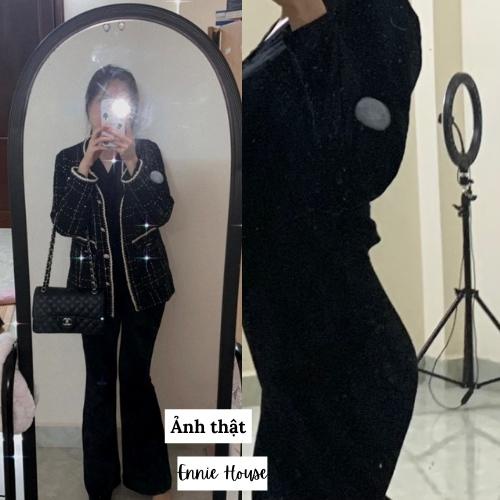 Quần Ống Rộng Culottes Nữ Ennie Cạp Cao Trắng Đen Có Khóa Trước Đứng Dáng Suông Chất Liệu NA004 | BigBuy360 - bigbuy360.vn