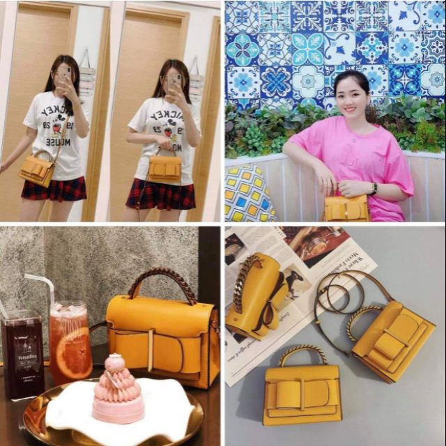 Túi cnk vàng mustard trả khách