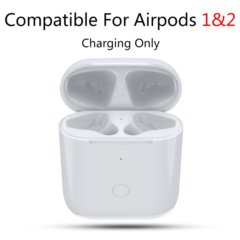 Hộp sạc không dây thích hợp cho Airpods 1 & 2