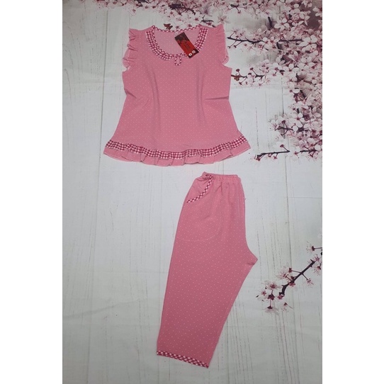 (48-70kg) Đồ Bộ Nữ Mặc Nhà Shop Thục Anh, Bộ Lửng Lụa Phối Viền Cao cấp