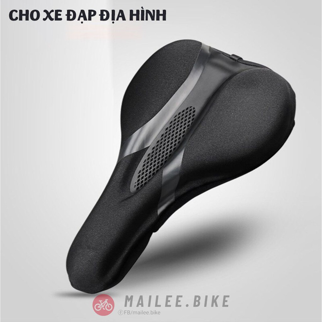 Bọc Yên Xe Đạp Chất Liệu Thoáng Khí Êm Ái Chống Trơn Trượt Cao Cấp