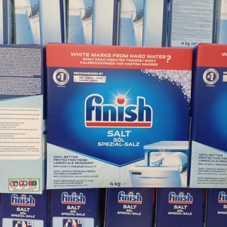 Muối rửa bát finish 4kg, 1.5kg, 1.2kg Muối finish cho Máy rửa bát ly
