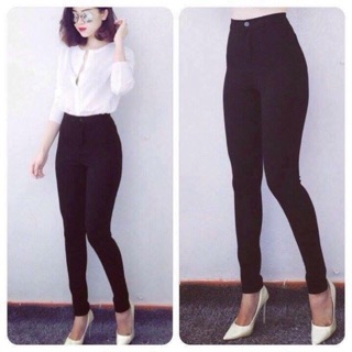 Quần legging khóa cúc Hàn Quốc Chất Umi dầy dặn