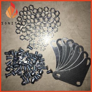 [XẢ KHO] [ Combo Ốc+ke Góc (KỆ 4 TẦNG) Kệ Sắt V Lỗ Đa Năng