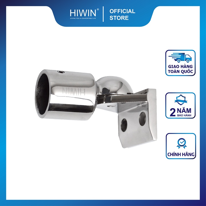 Bát tường di động đa hướng dùng cho phòng tắm kính inox 304 mặt gương phi 25 HIWIN SB-610A
