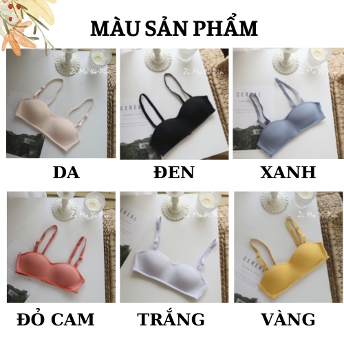 Áo Ngực Nữ Cúp Ngang - Áo Lót Nữ Không Gọng Nâng Ngực Mút Mỏng Su Mịn AMYBRA A4280