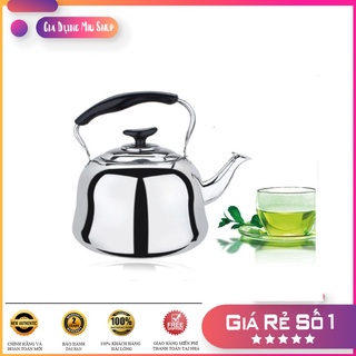 Ấm đun nước inox thái - siêu nước inox cao cấp loại 3l - 5l đun được bếp từ