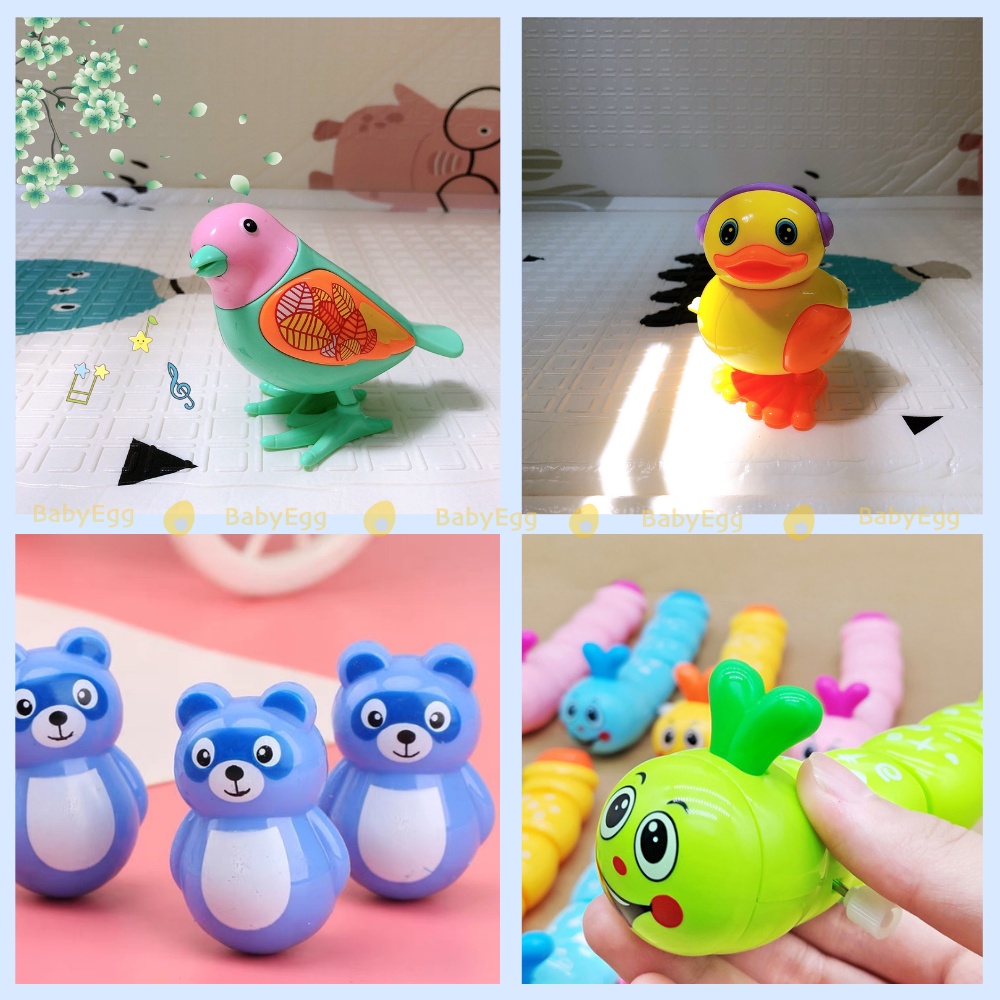 Đồ chơi trẻ em gà con vặn cót bật nhảy chạy trớn cho trẻ em bé trai bé gái 6m 12m 1 2 3 4 tuổi babyegg baby egg