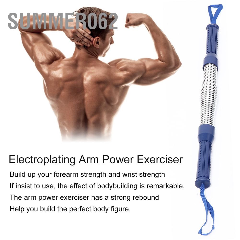 Dụng cụ tập sức mạnh cánh tay bằng thép mùa xuân mạ điện cho người tập thể hình