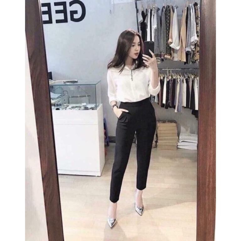 Quần baggy chun sau khoá hông Amee Fashion | BigBuy360 - bigbuy360.vn