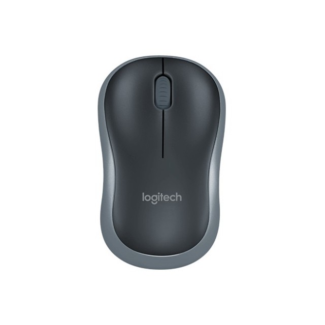 Chuột không dây Logitech M185 Xám Hàng chính hãng