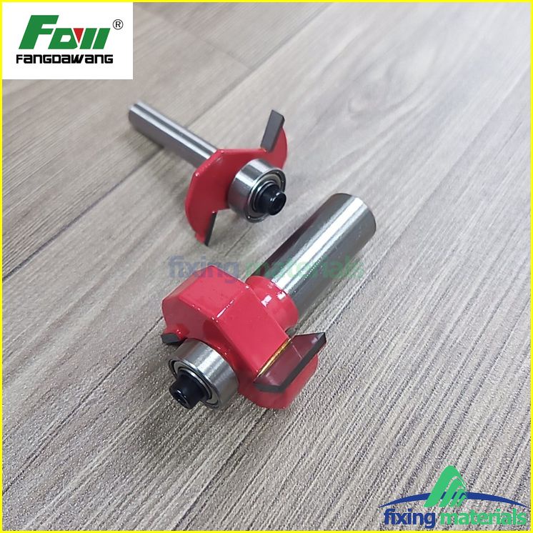 Mũi phay gỗ cuốc rãnh 2 cánh, cốt 6.35mm - 12.7mm