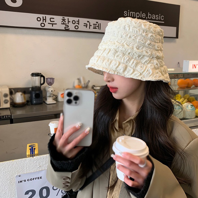 Nón Bucket Chống Nắng Siêu Nhẹ Thoáng Khí Kiểu Dáng Đơn Giản Hợp Thời Trang