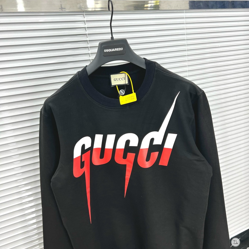 Áo Sweater GuCCi from Nam Nữ màu trắng Chất liệu Nỉ bông mền mịn ấm áp mùa đông _ N.SHOP010.