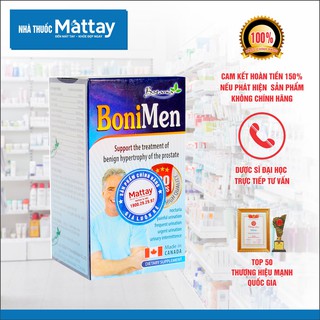 Bonimen - Canada - Lọ 30 Viên - Dùng Cho Người Bị Phì Đại Tiền Liệt Tuyến ❤️