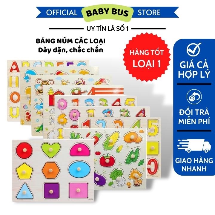 COMBO SET 2 bảng ghép hình gỗ có núm cho bé- mua rẻ( nhiều phân loại-ảnh chụp thật tại shop)