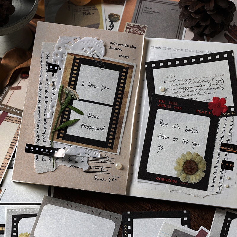 Set 20 Giấy Ghi Chú Trang Trí Sổ Tay/Nhật Ký DIY