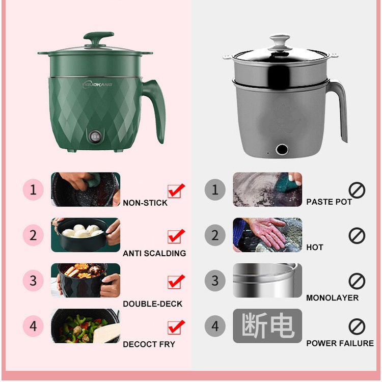Nồi cơm điện Kaimeidi cỡ nhỏ sử dụng điện tiện lợi cho học sinh