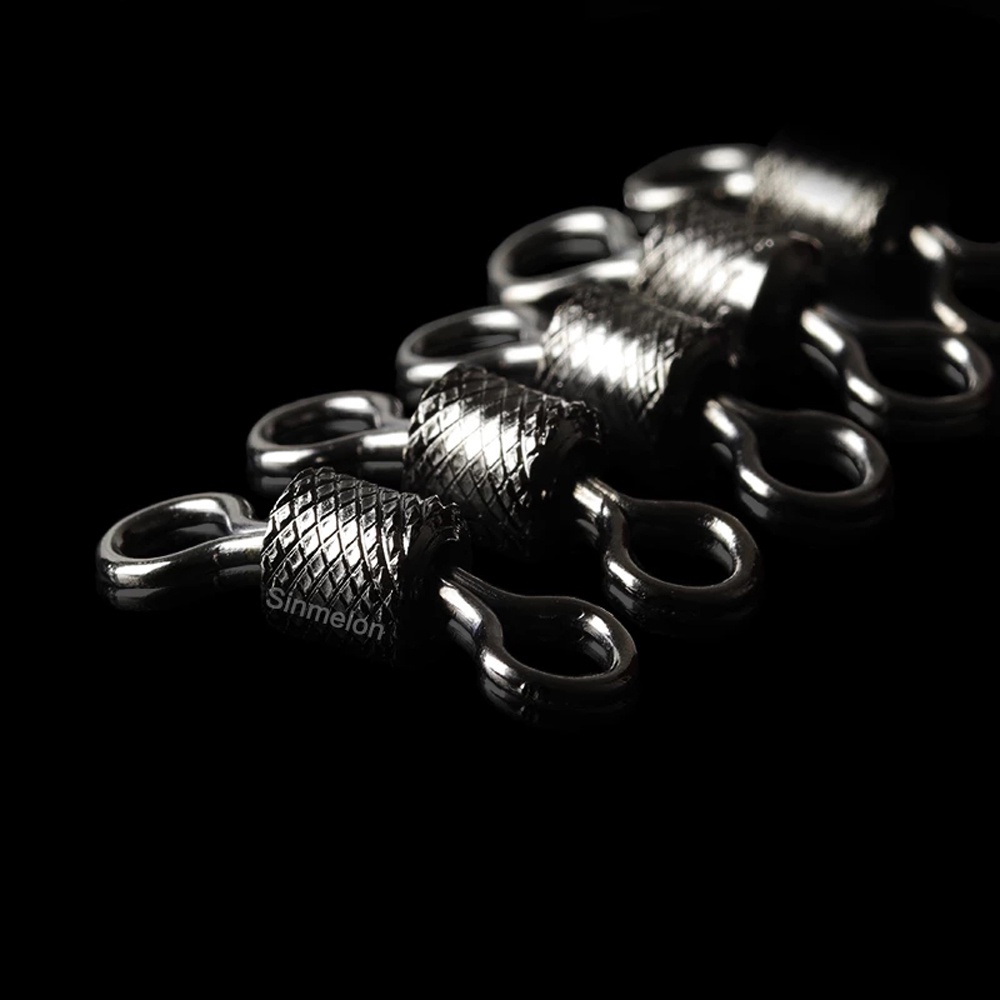 Set 50 khớp khuyên câu cá 1#~14# bằng thép không gỉ