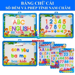 Bảng Nam Châm Giáo Dục Gồm Các Chữ Cái Tiếng Anh, Chữ Cái Tiêng Việt Và Số Đếm Cho Bé