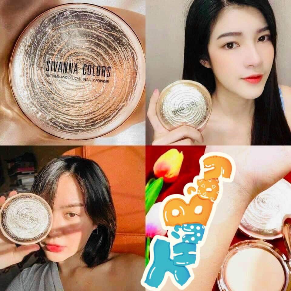 Phấn Phủ Sivana Giữ Tone 24h Kiểm Soát Dầu, Làm Sáng Da, Tạo Lớp , Chống Nước , chính hãng